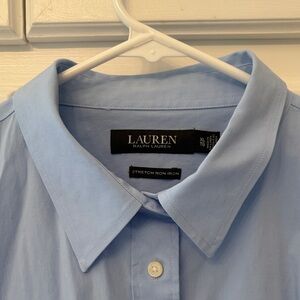 Lauren Ralph Lauren Woman’s Light Blue Shirt Size XL excellent condition